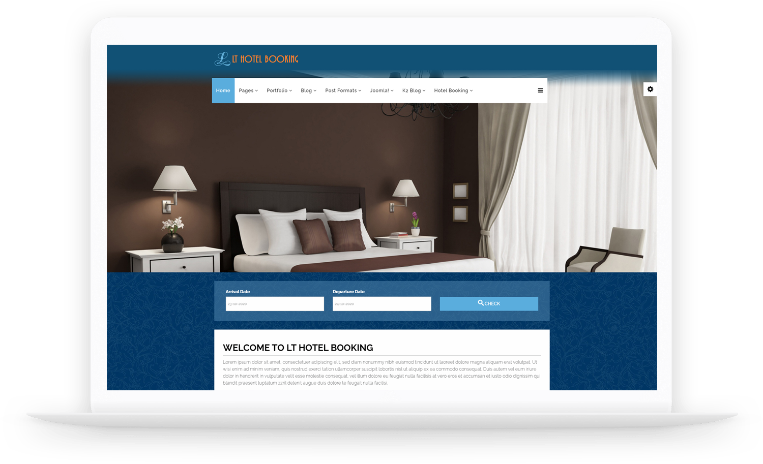 LT Hotel Booking Free Joomla Hotel Booking Template