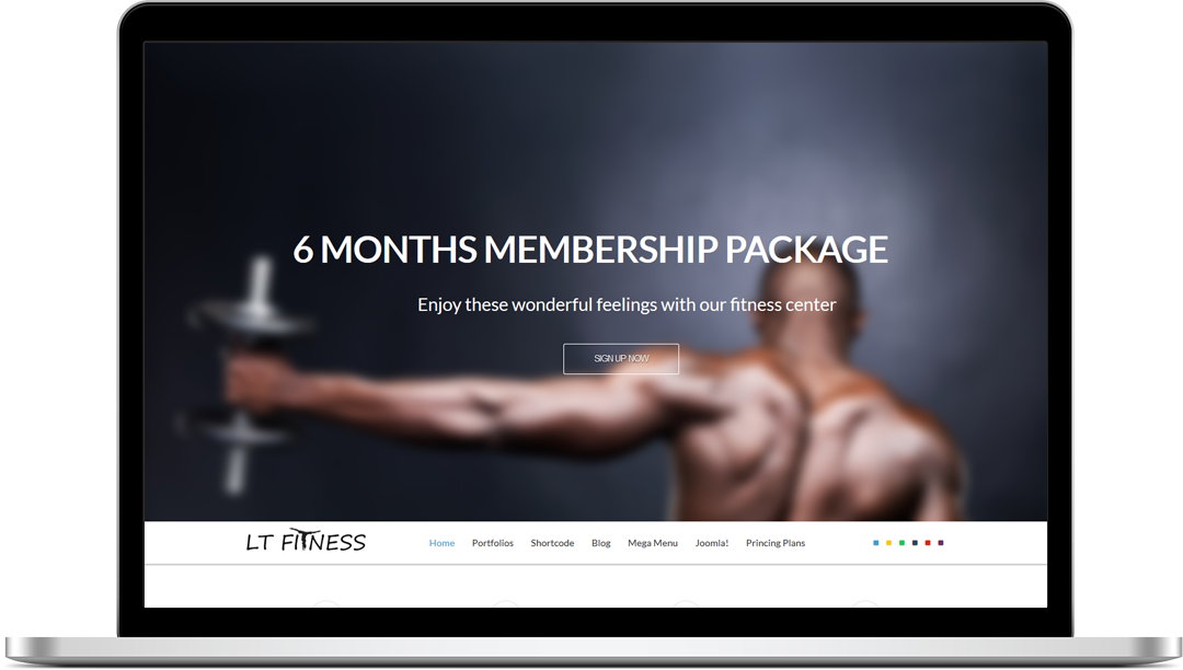 LT Fitness - Responsive Body Building / Fitness Joomla template ...