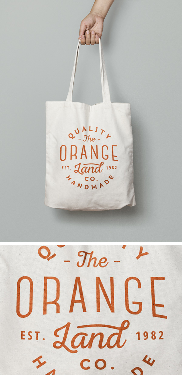 High Quality Canvas Tote Bag Free MockUp Template
