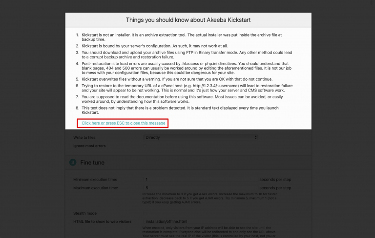 How to Install a Quickstart Package with Akeeba Kickstart for Joomla! CMS?