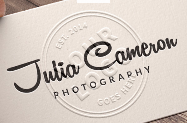 Embossed Free Business Card MockUp Template PSD - LTHEME