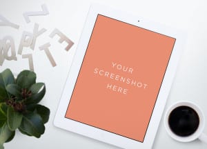 Download White iPad PSD Vector Mockup Template - LTHEME