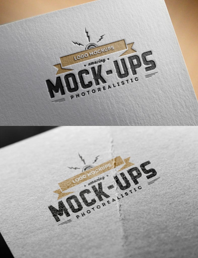 Logo MockUps Paper Edition - Responsive Joomla and ...