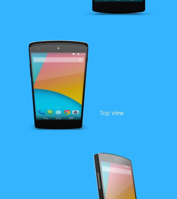 Nexus 5 MockUp PSD Template