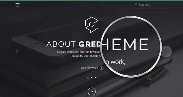 Gredy Psd Startup Template