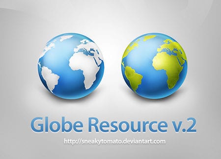 Free Globe PSD Resource