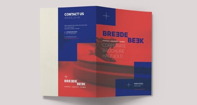 Breede Free Bi Fold Brochure Template