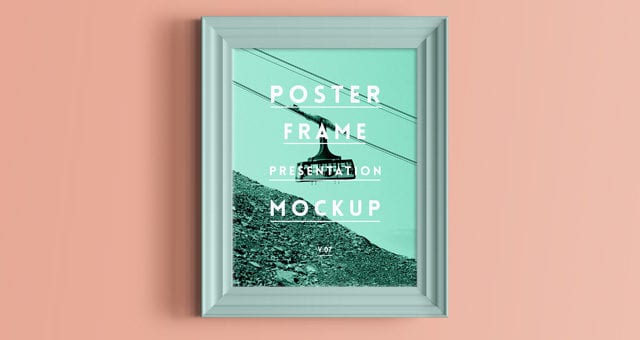 Psd Poster Frame Mockup