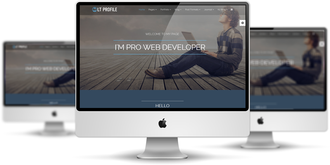 LT Profile – Free CV / Profile Joomla template