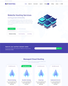 Lt Hosting Free Responsive Wordpress Theme For Hosting Images, Photos, Reviews