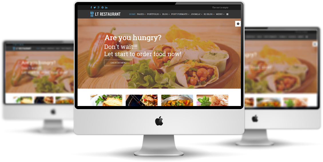 LT Restaurant – Free Food Order, Restaurant Joomla template