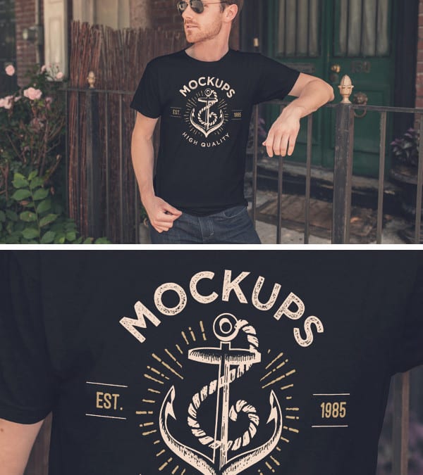 Men’s T-Shirt MockUp Template
