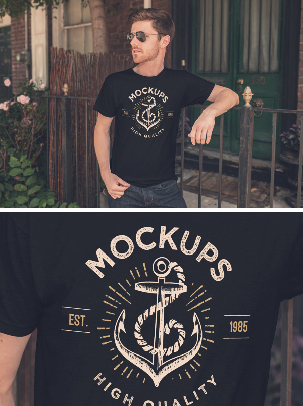 Download Men's T-Shirt MockUp
