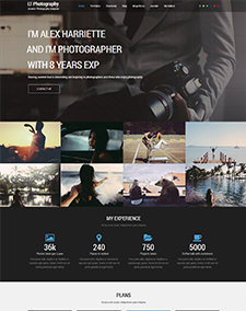 LT Photography – Free Responsive Image Gallery / Wordpress  