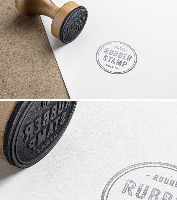 Download Rubber Stamp PSD MockUp