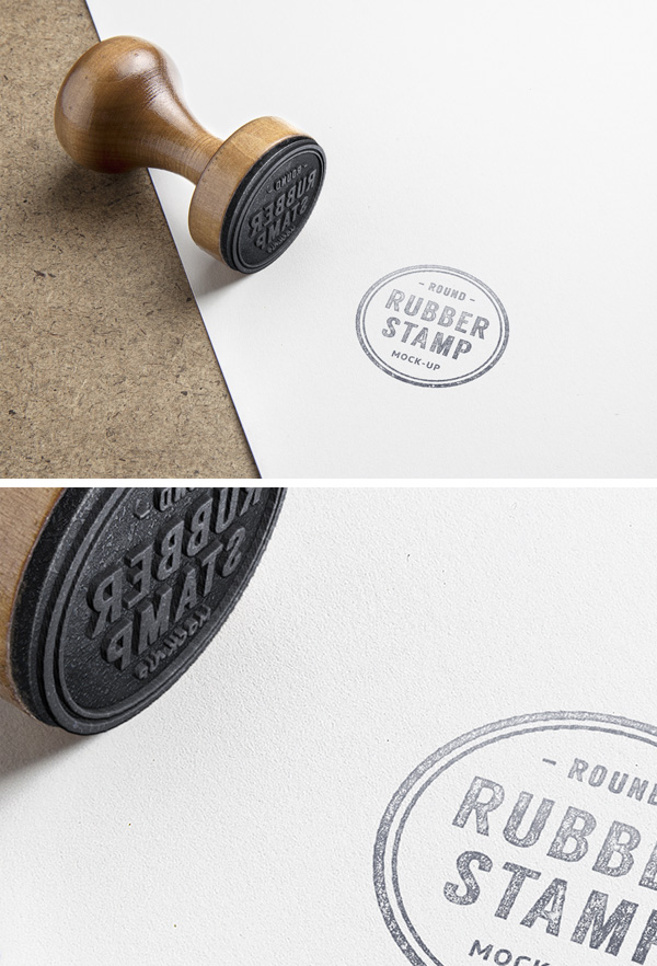 Download Rubber Stamp PSD MockUp