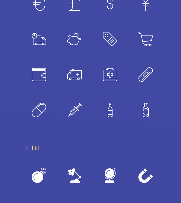 Webicons 100 Stroke & Fill Icons