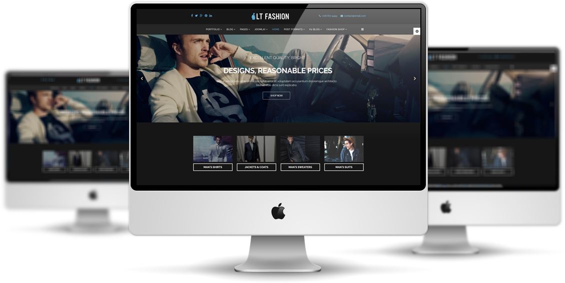 LT Fashion – Free clothes / fashion Joomla template