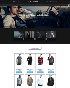 LT Fashion – Free Clothes Shop Hikashop Joomla template