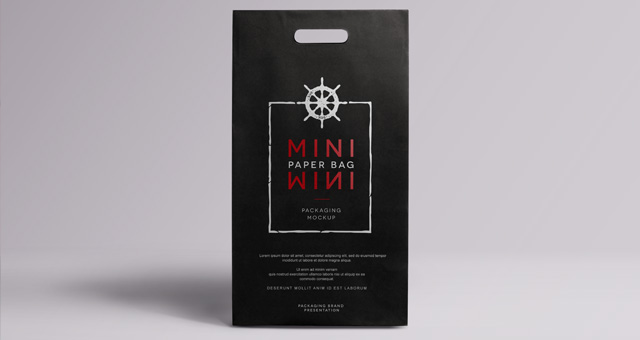 Download Mini Psd Paper Bag Mockup