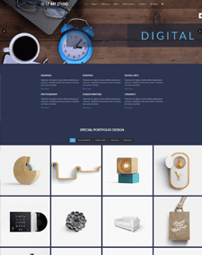 LT Art Studio – Free Joomla Art Gallery template