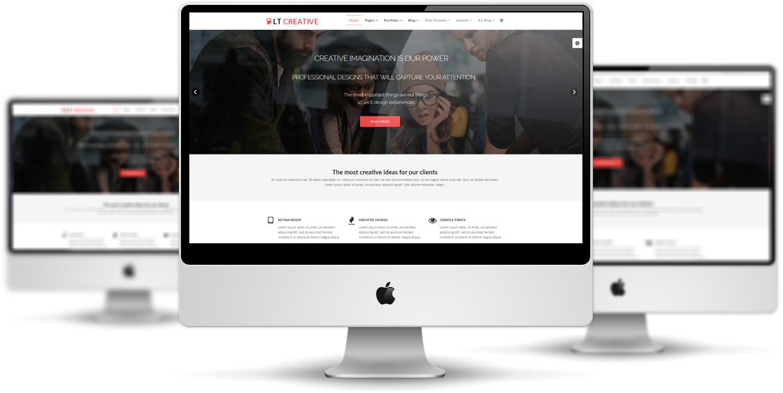 LT Creative – Free Design Studio / Digital Creative Joomla template