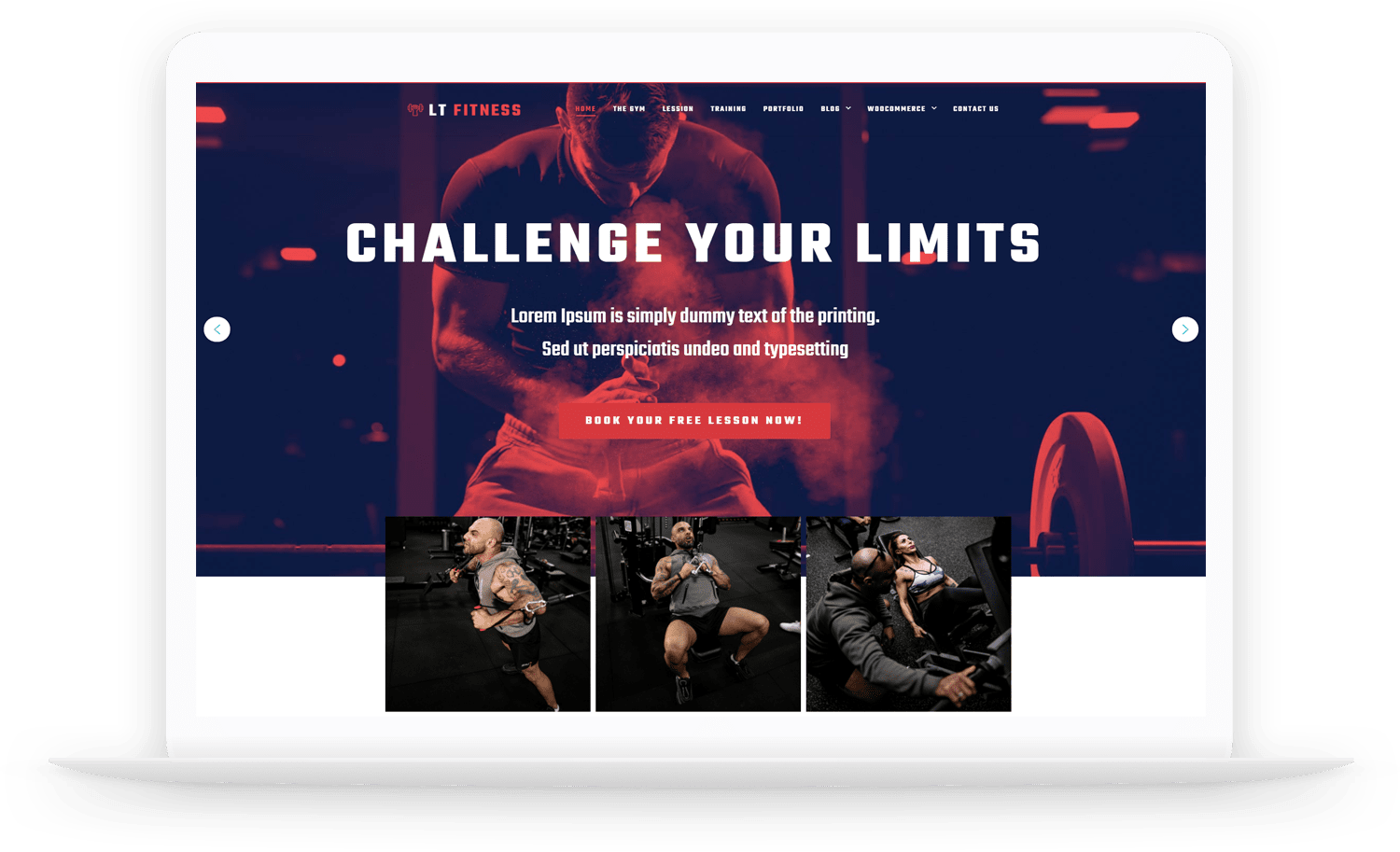 LT Fitness - Free Joomla Fitness template
