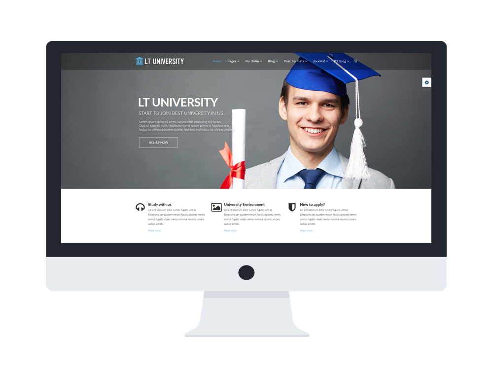 Template Joomla 2.5 For University