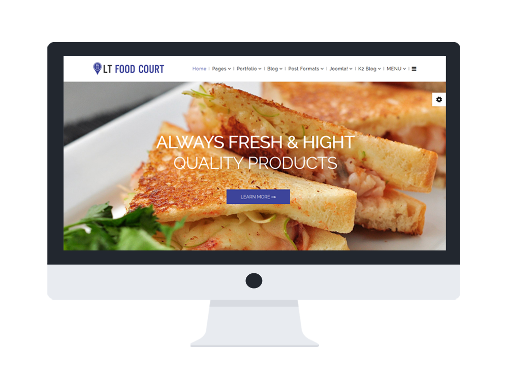 LT Food Court - Food Order / Food Court Joomla template