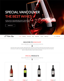 LT Wine Shop – Free Wine Store Hikashop Joomla template