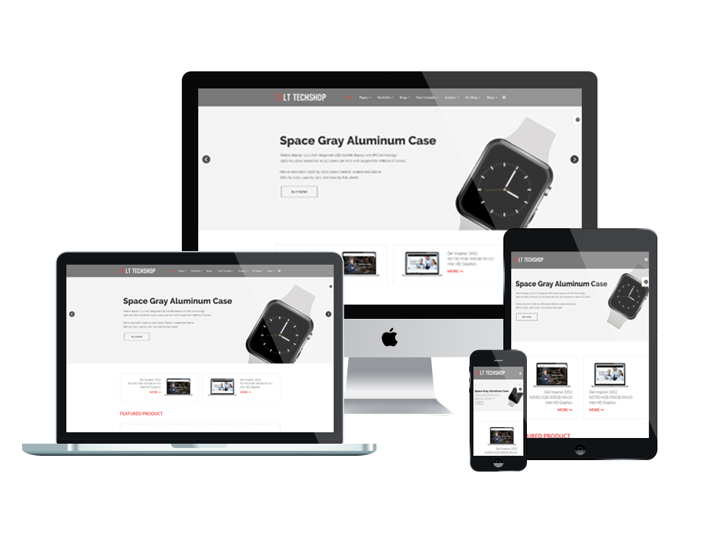 LT Tech Shop Free Joomla Technology VirtueMart Template for YOUR WEB ONLINE STORE