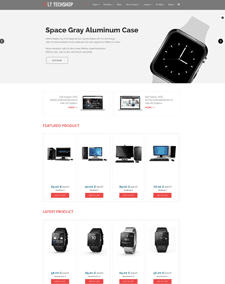 LT Tech Shop – Free Technology Store Hikashop Joomla template