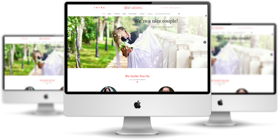 LT Wedding Onepage joomla template