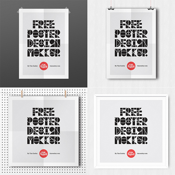 Download 25 Free Psd Poster Flyer Mockups PSD Mockup Templates