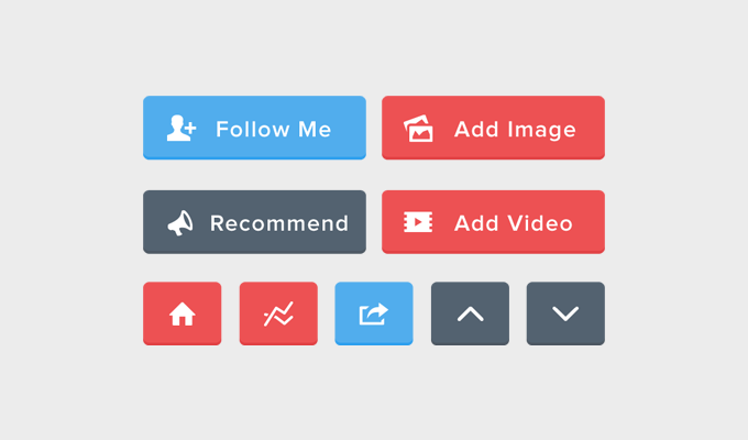 20 Sleek PSD Button Freebies You Must Have!