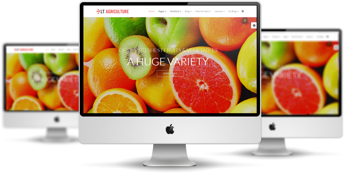 LT Agriculture – Free Responsive Farmer / Fruits Joomla template