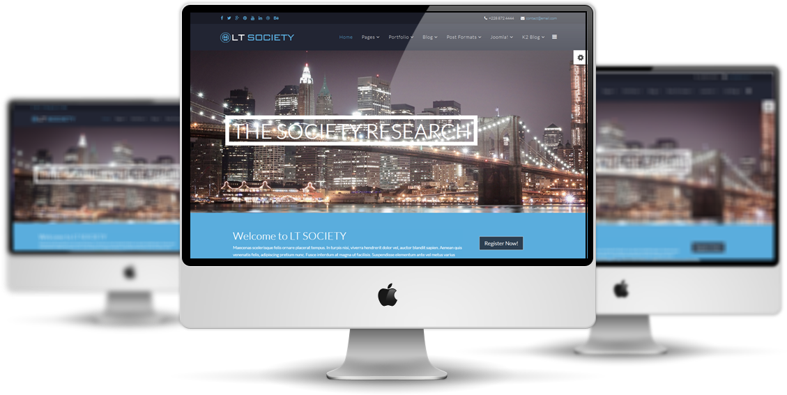 LT Society – Free Corporation / Society Joomla template