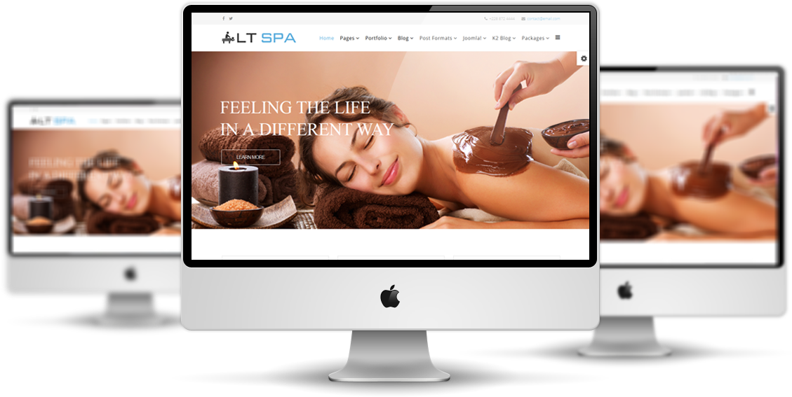 LT Spa – Free health, beauty and relaxation Spa Joomla template