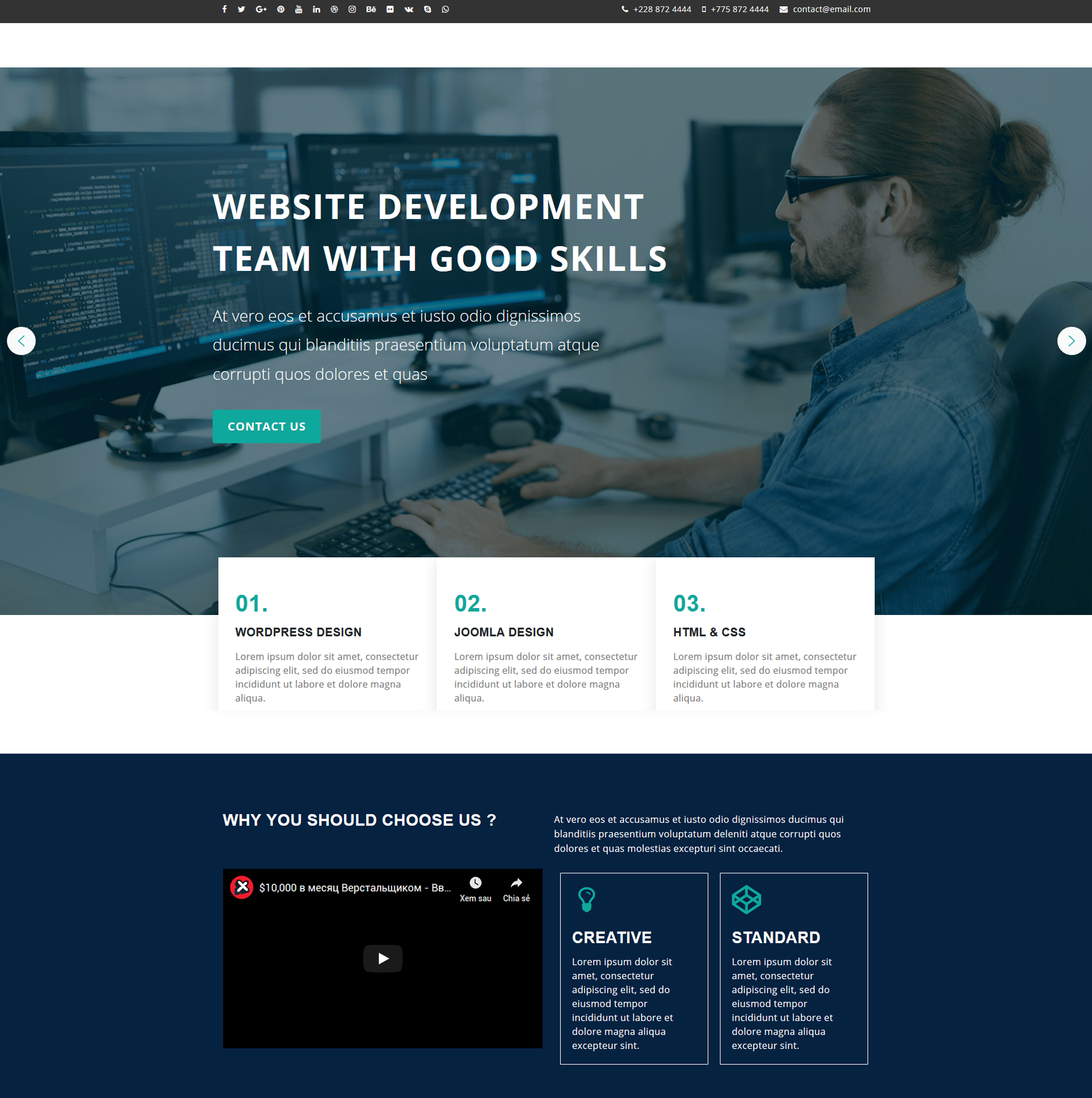 wordpress website design