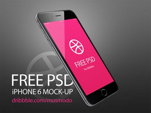 Top 20 Best iPhone 6 Free PSD Mockups