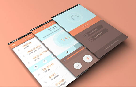 Download Awesome Free App Design Templates Collection