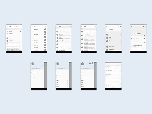 Android App Design Template from ltheme.com