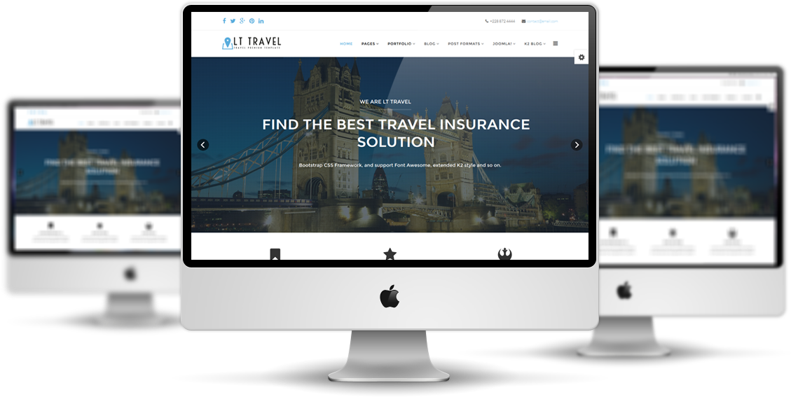 LT Travel – Free Hotel / Travel Joomla template