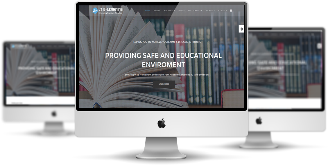 LT eLearning – Premium School / eLearning Joomla template