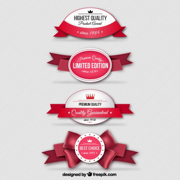 190+ Free Vector Badges For Logo Design