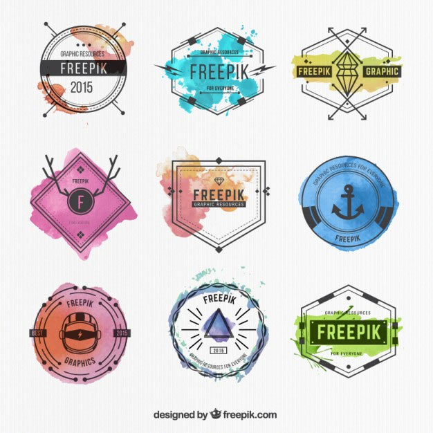 190+ Free Vector Badges For Logo Design