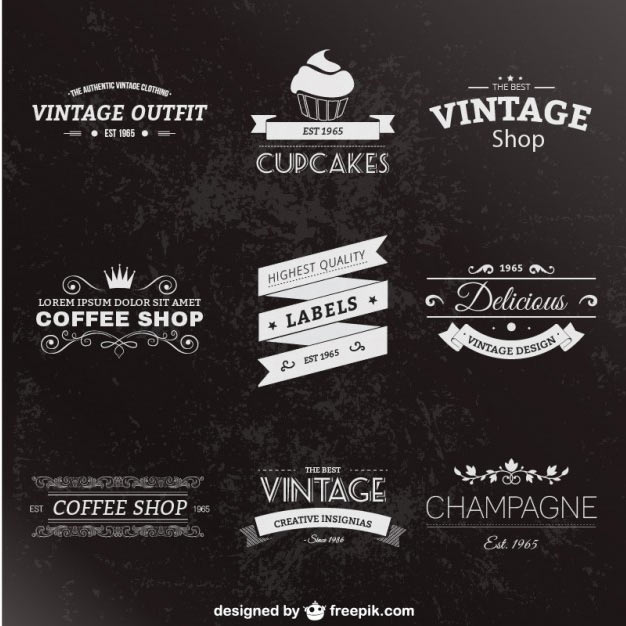 190+ Free Vector Badges For Logo Design