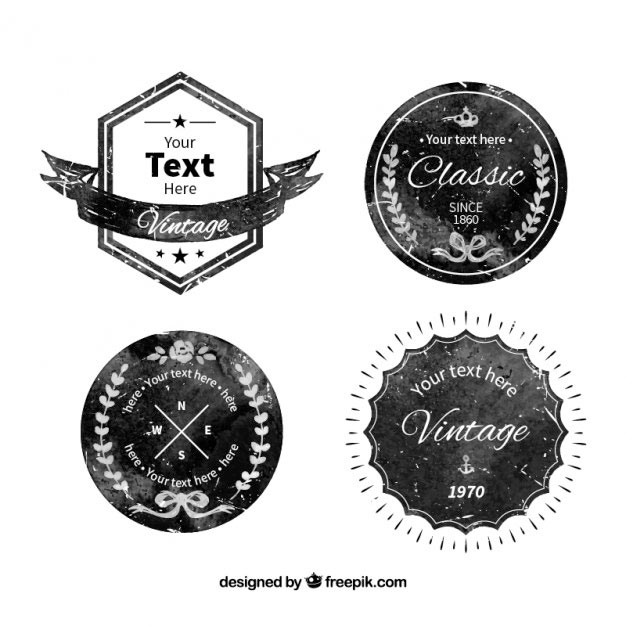 190 Free Vector Badges For Logo Design