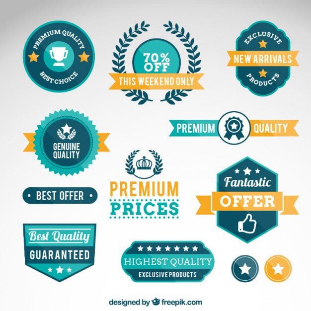 Download 190+ Free Vector Badges For Logo Design