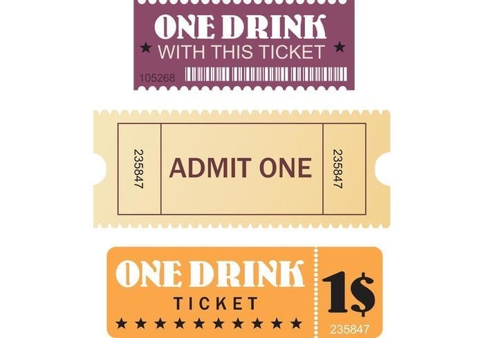 FREE Vectors For Movie & Events Tickets